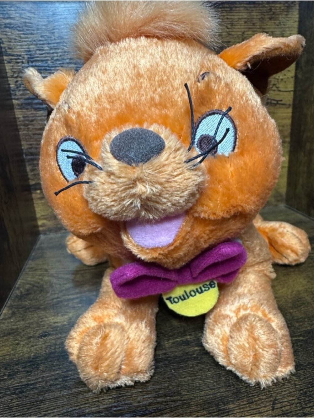 Vintage Disney Store Aristocats TOULOUSE Rare Plush